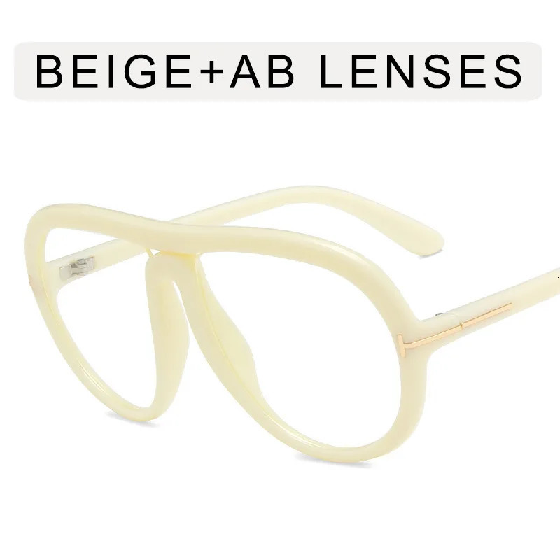 T large frame sunglasses women sunscreen men retro fashion 250109