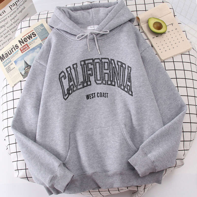 Women's Cute Pattern College Style Sportswear Girls' Long Sleeve Hoodie Autumn Clothing with Pocket