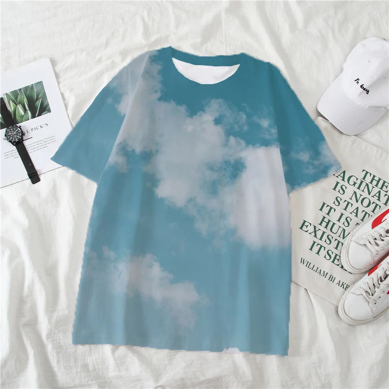 Trendy 3d Printed Custom Summer Casual Womens Beautiful Tshirt Street Outdoor Wear Sportswear Breathable Fashion Style 250108
