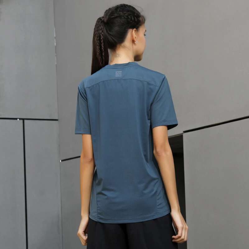 Ddmyoutdoor China Domestic Women Dry Quick Short Sleeve Causal Sport Jerseys Fiess Trainer Running Tshirts Badminton Breathable Mesh Exercises Yoga Te