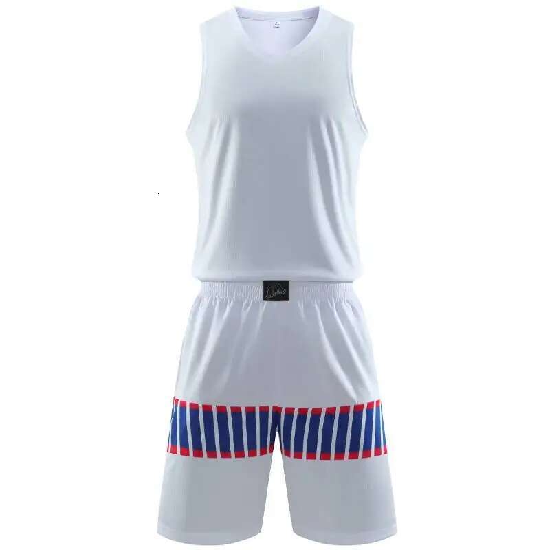Ddmyoutdoor China Domestic Customizable Men Jersey Sets Team Sport Breathable Basketball Sleeveless Short Suit Patchwork Outdoor Gym Running Summer Cl