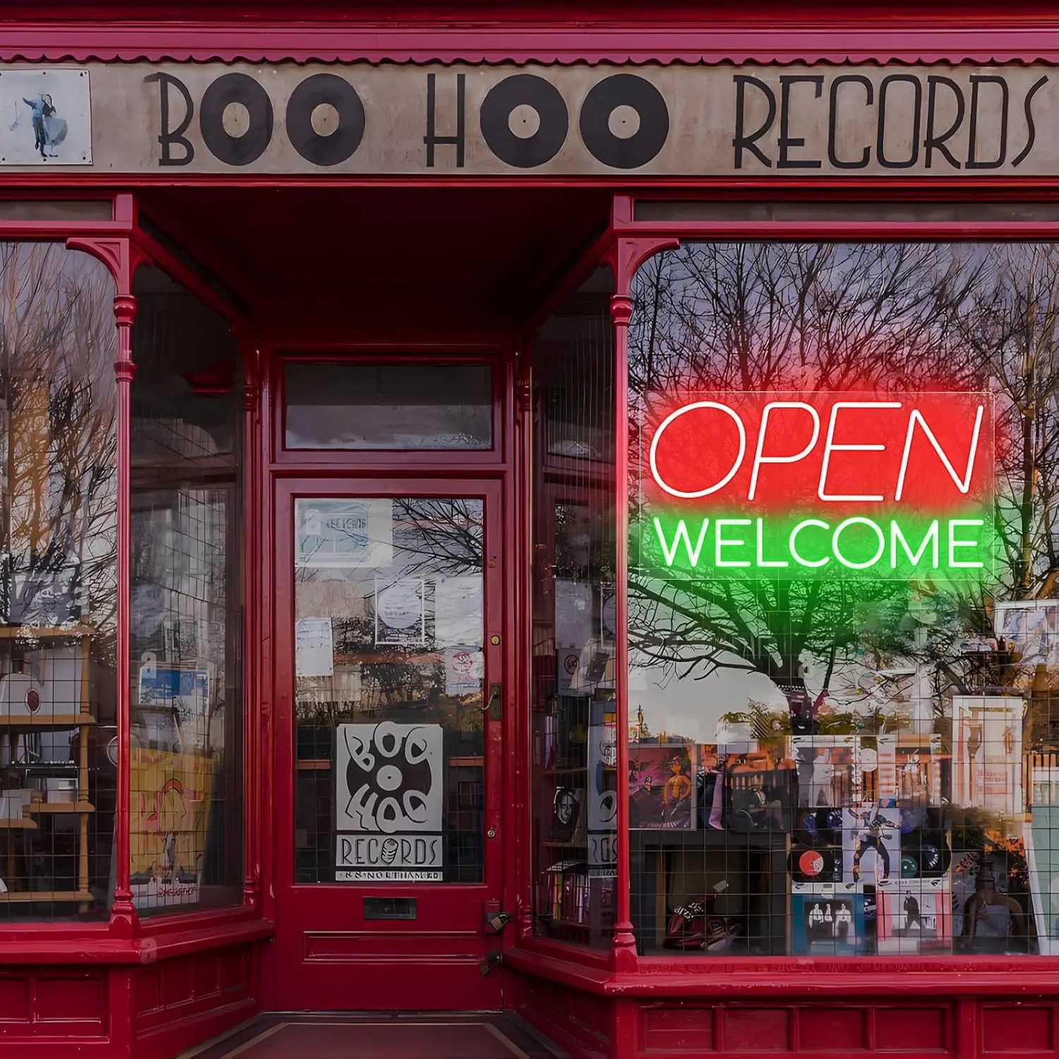 New Arrival Open Welcome Neon Sign Business LED Neon Lights for Storefront Window Glass Door Shop Store Bar Salon Restaurant Decor Gift Z250118