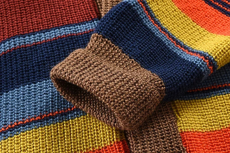 Customizable Multicolor knitted cardigan 250113