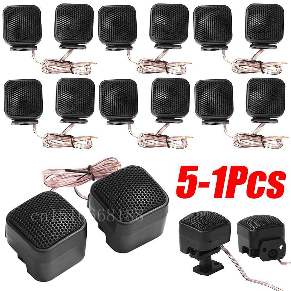 Car Audio 1-5Pairs 500W Universal Car Tweeters Speakers Mini Treble Loudspeaker Car Audio Speakers 12V DC Auto Horn for Car Audio System H250118