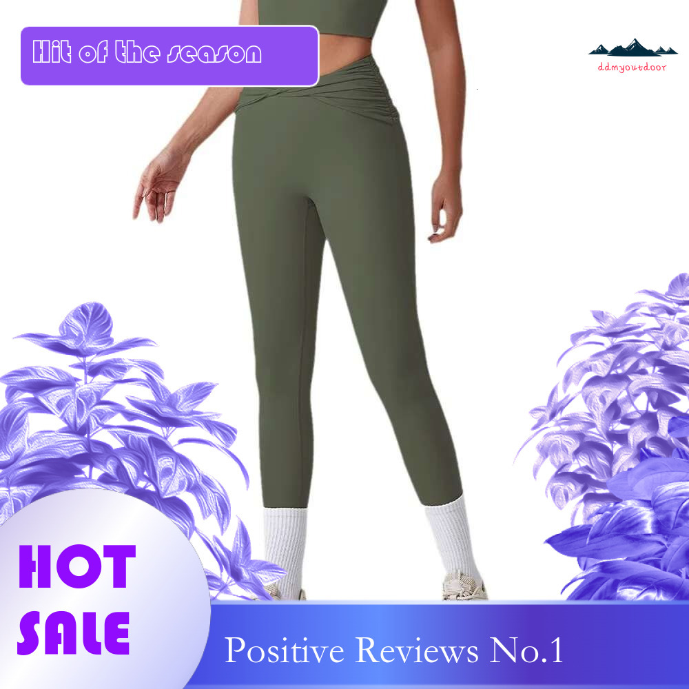 Ddmyoutdoor China Domestic Mermaid Curve Tight Quick Drying Yoga Women S Kink High Waist Hip Lifting Fiess Outdoor Running All Match Sports Pants