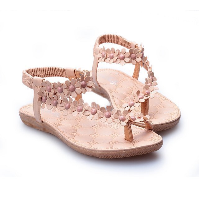 Foreign trade NEW Bohemian sandals women's foot summer new pinch toe wer shoes Korean version flat heels 2025