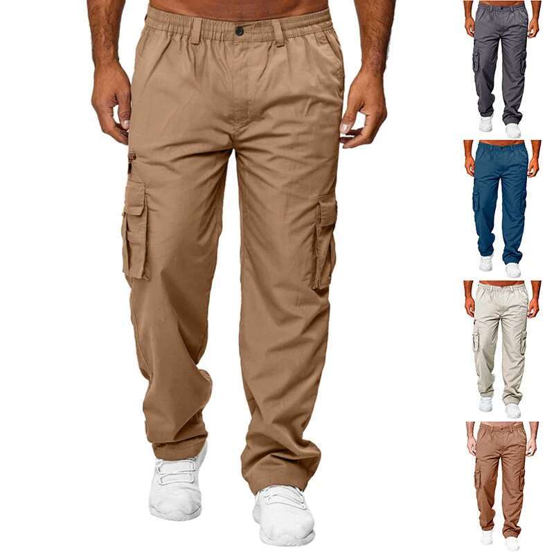 Ddmyoutdoor China Domestic Men Sport Cargo Training Jogging Man Jogger Pants Running Gym Trousers Pocket Fiess Sweatpants Male Sportswear