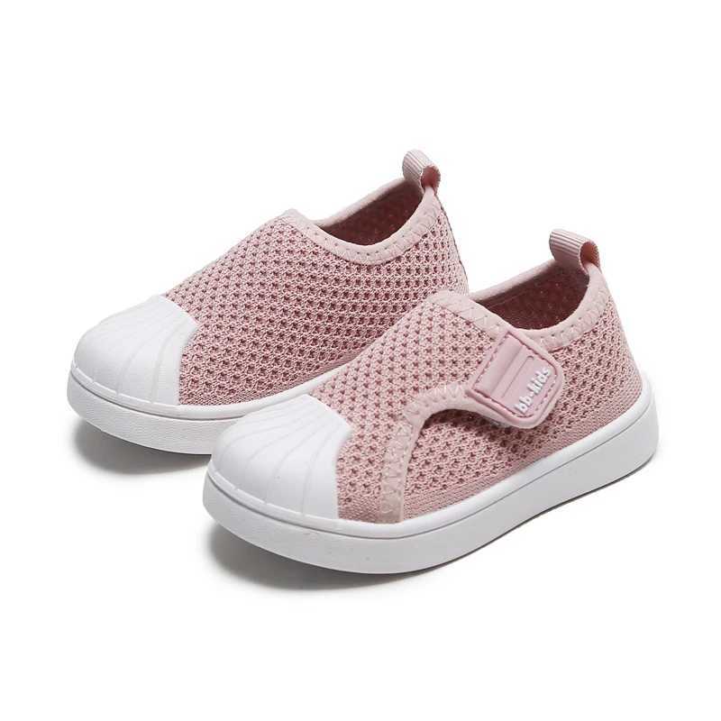 Spring And Autumn Boys And Girls Shoes Non-Slip Soft Bottom Toddler Shoes Breathable Shell-Toe Childrens Flying Knitting ShoesXJ250118