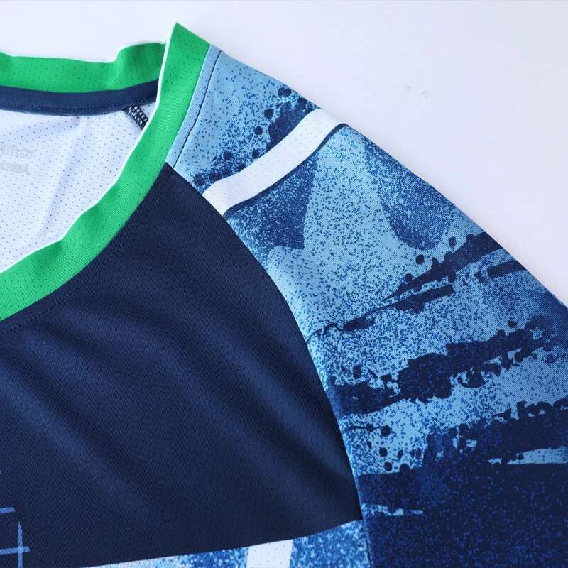 Ddmyoutdoor China Domestic New Tennis Shirts Men Sports Badminton Table V Neck Game Short Sleeve D Print Exercise Causal Top Gym Tranning Running Tee