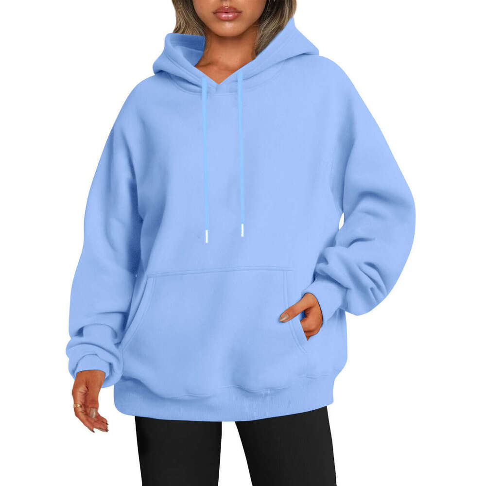 Oversized off shoulder sleeve for women's autumn thick hooded sweatshirt jacket