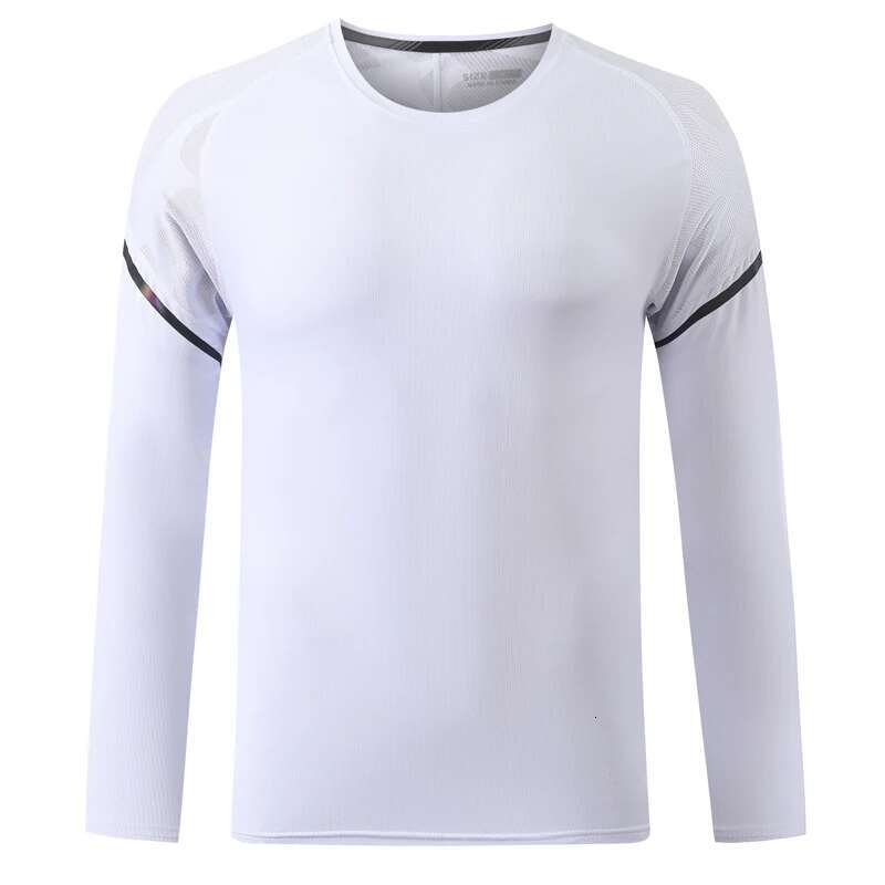 Ddmyoutdoor China Domestic Outdoor Mens Long Sleeve Reflective Walking Runing Sports O Neck Top Breathable Fiess Quick Drying Bodybuilding Workout Jer