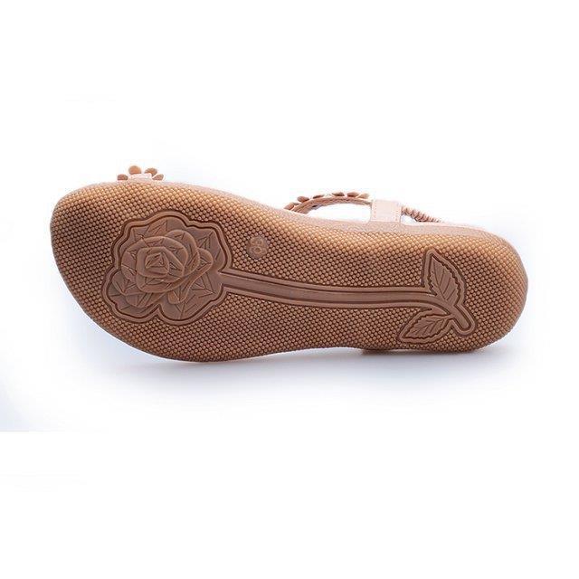 Foreign trade NEW Bohemian sandals women's foot summer new pinch toe wer shoes Korean version flat heels 2025