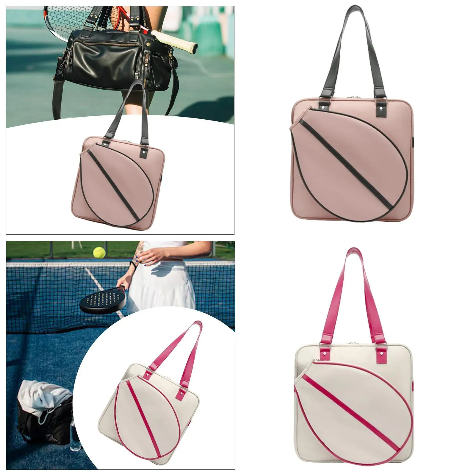 Tennis Tote Handbag Portable Large Racket Duffel Pack Badminton Shoulder Bag Tennis Racquet Bag for Outdoor Badminton Racquet 250117
