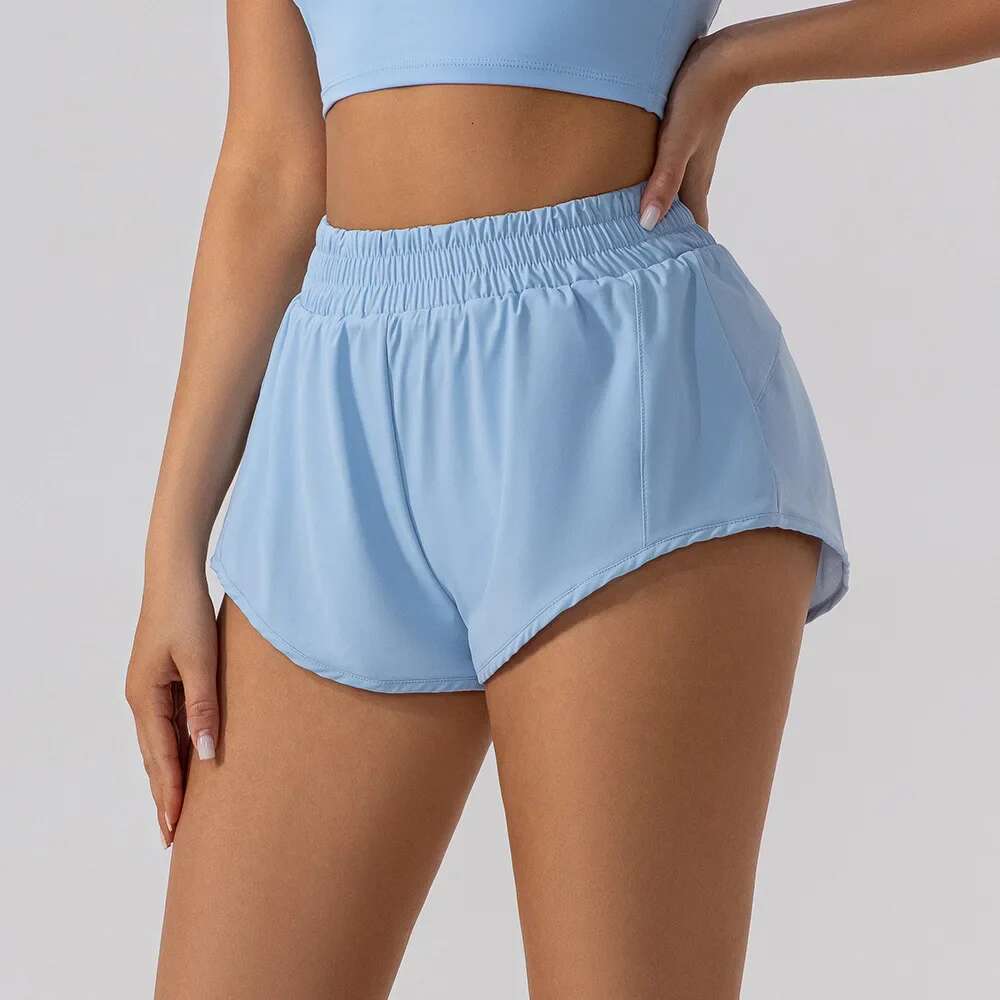 Ddmyoutdoor China Domestic Mermaid Curve Summer High Waist Yoga Women S Clothes Loose Running Outdoor Fiess Shorts Three Point Pants