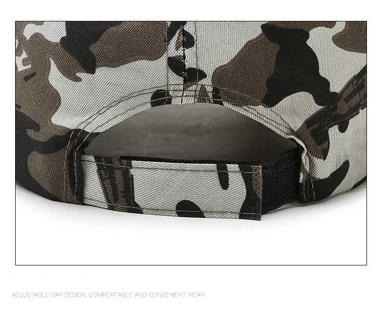 New Camo Baseball Men and Women Tactical Camouflage Snap Hat For Men High Quality Bone Masculino Dad Hat TruckerXJ250116