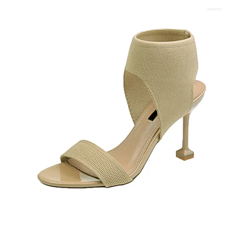 Sandals Spring Shoes Heels 2025 Women's Open Toe Med Espadrilles Platform Fashion Peep High Medium Stiletto Point hurenlakeshoes hurenlakeshoes