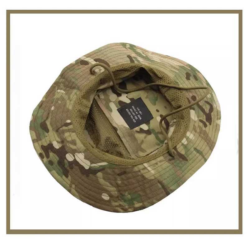 Square Brim Benny Tactical Hat Outdoor Hunting Breathab Ghillie HatXJ250116