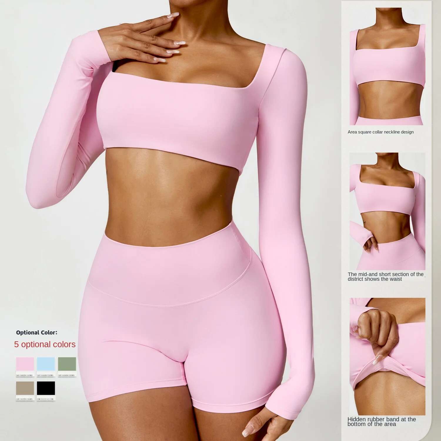 Ddmyoutdoor China Domestic Yoga Shirt Pilates Exercise Clothing Running Fiess Crop Removeable Chest Pad T Shirt Long Sleeve Sports Top Women