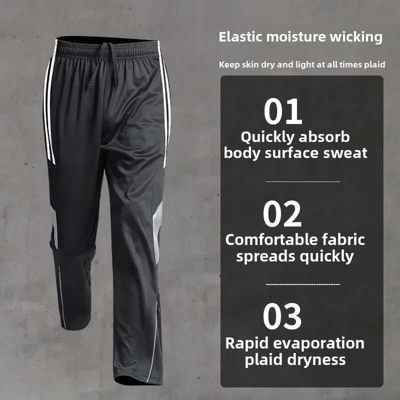 Running Fiess Quick-Dry Loose Fit Outdoor Training Jacket Morning Runs Autumn Spring Men's Sportswear Set