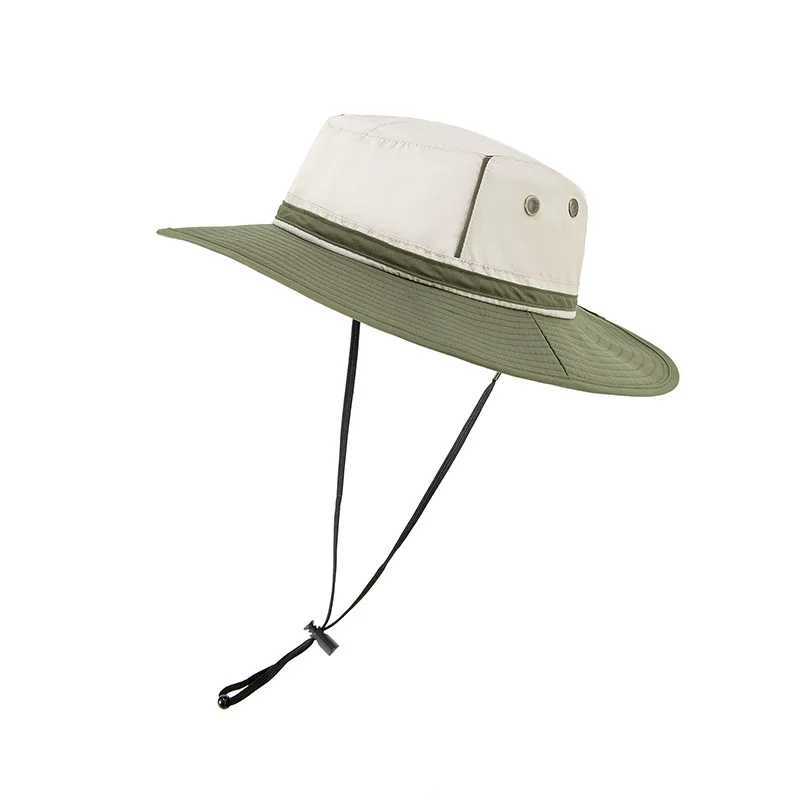 2024 Spring and Summer High Quality Dry Quickly Fisherman Hat Women Beach Sun Men Big Size Bucket Hats 56-58cm 58-60cmXJ250116