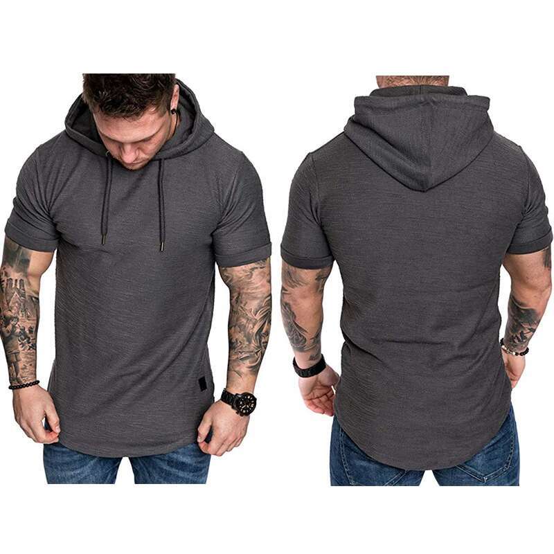 Ddmyoutdoor China Domestic Breathable Sport Athletic Running Training Crossfit Shirts Elastic Bodybuilding Gym Top Mens Sportswear Fiess Clothing