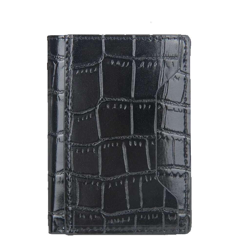 Hot-selling multifunctional portable wallet for men. Aluminum box anti-theft card holder. RFID short style. Automatic pop-up card case