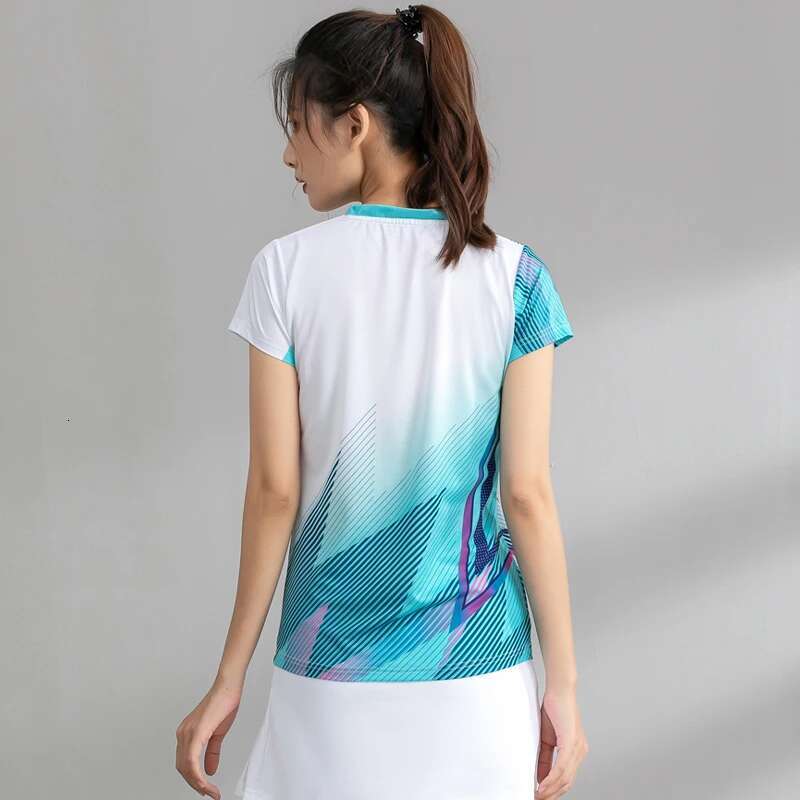 Ddmyoutdoor China Domestic Women Badminton Shirts New D Fashion Table Tennis Running Sport Quick Dry Breathable Top Game Outdoor Training Short Sleeve