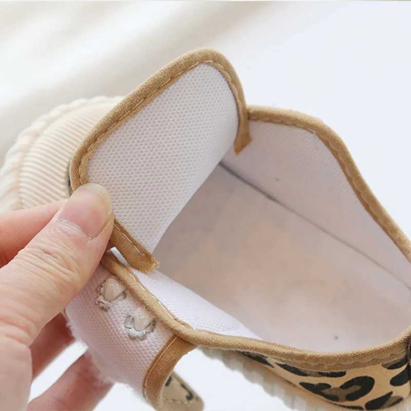 Children Leopard Canvas Shoes Toddler Infant Boy Sneakers Girl Candy Color Casual Shoes Baby Kids Breathable Soft Leisure ShoesXJ250118