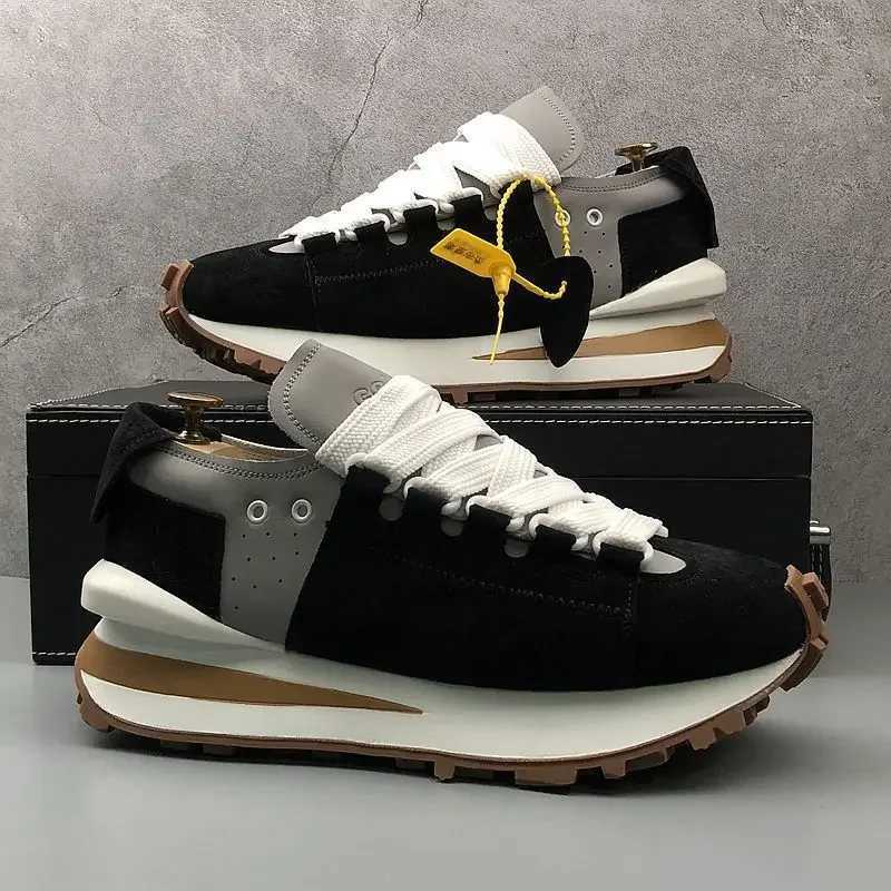 Trendy Mens Sneakers Brand Designer Casual Height-Increasing Sport New Shoes For Men Soft Sole Platform Running Hot Shoe Tenis