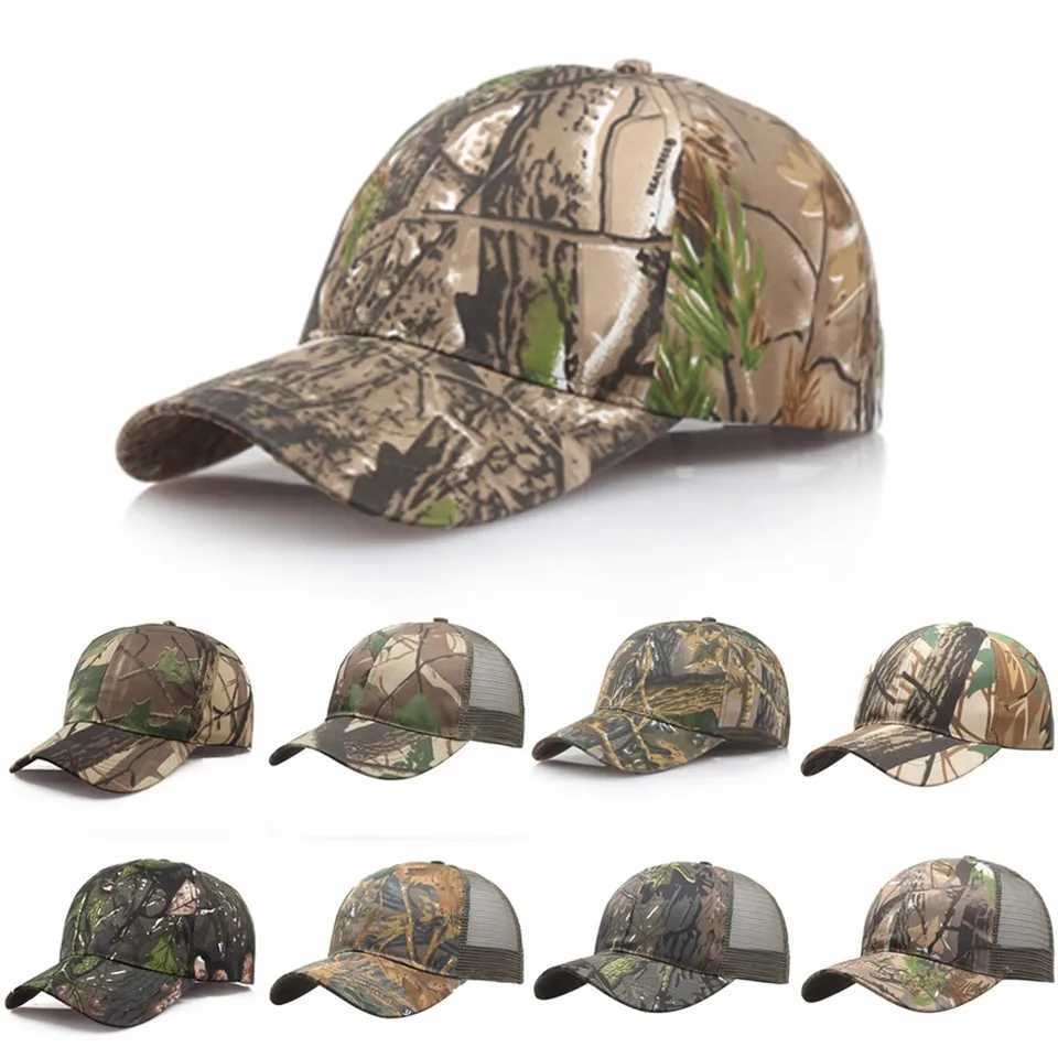 Camouflage Hats PolyesterHats Hunting Fishing Walking Baseball Sunscreen Quick Drying Casual UV Protection SunshadeXJ250116