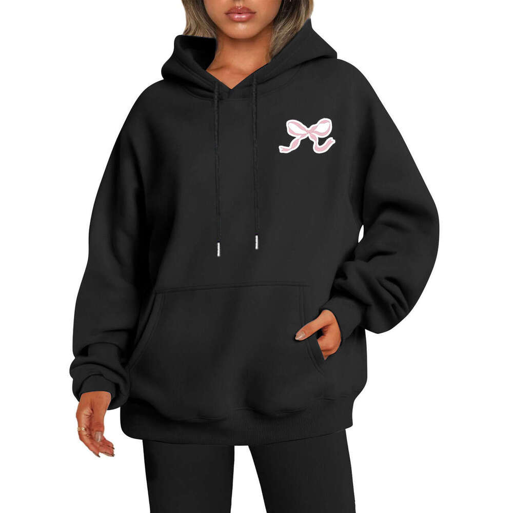 European size new XS-5XL autumn and winter loose print hoodie sweatshirt jacket