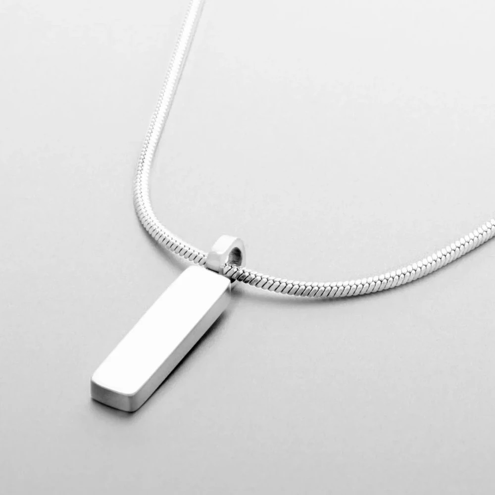 10PCS White Gold Stainless Steel Collarbone Chain Simple Fashion Square Necklace Does Not Lose color Wholesale 250109