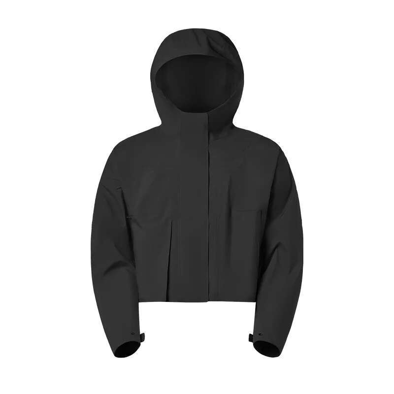 Ddmyoutdoor China Domestic Mermaid Curve Waterproof Windproof Breathable Rush Clothes Women S Hiking Camping Short Hooded Outdoor Mountaineering Suit