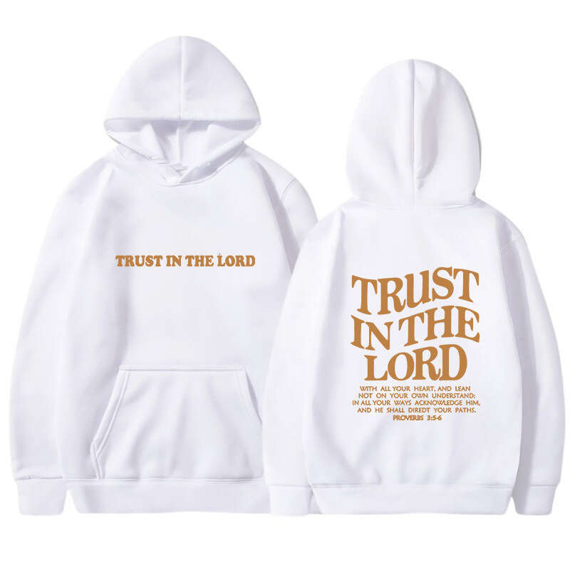 New casual men's and women's fleece with letter print kangaroo pocket, new hooded hoodie jacket
