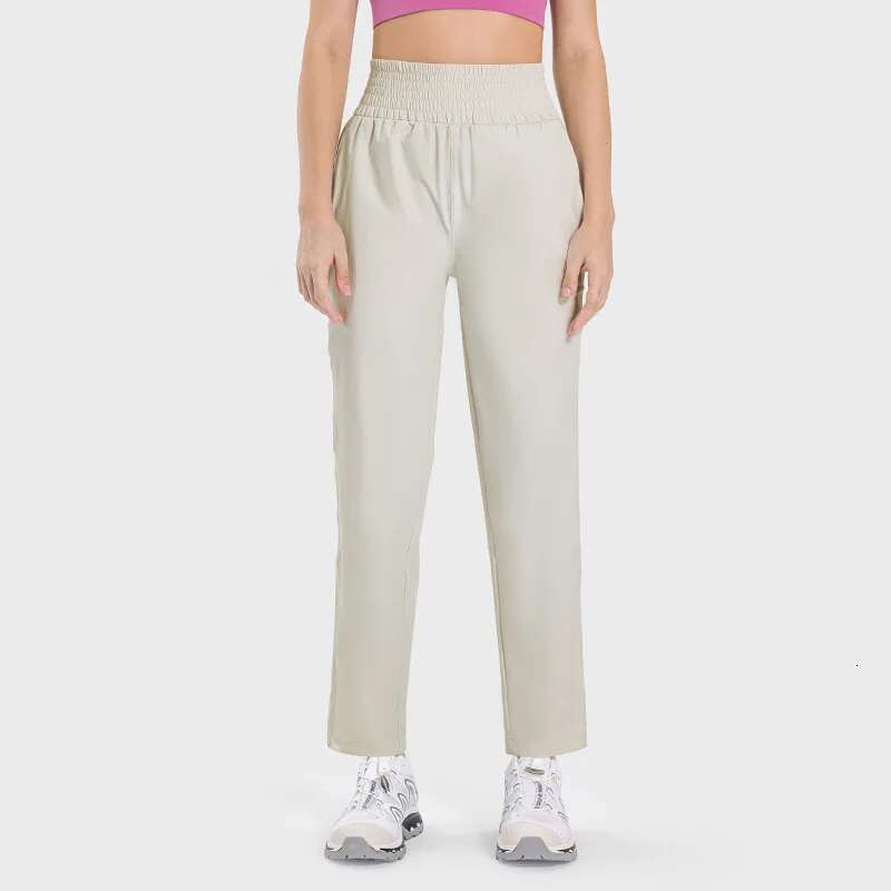 Ddmyoutdoor China Domestic Mermaid Curve Outdoor Hiking Ice Feeg Fabric Yoga Loose Thin Quick Dry Straight Leg Running Sports Pants Women