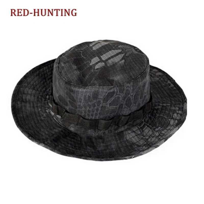 Boonie Hat Tactical Adjustab Boonie Hats for Men Women Hunting Fishing Outdoor Safari Sun Ocp boonie hatXJ250116