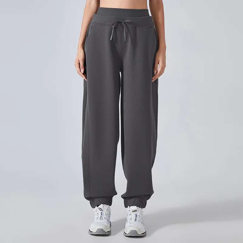 Ddmyoutdoor China Domestic Mermaid Curve Fleece Ed Warm Sports Women S Fashion All Match Casual Sweatpants Loose Foot Fitting Fiess Yoga Pants