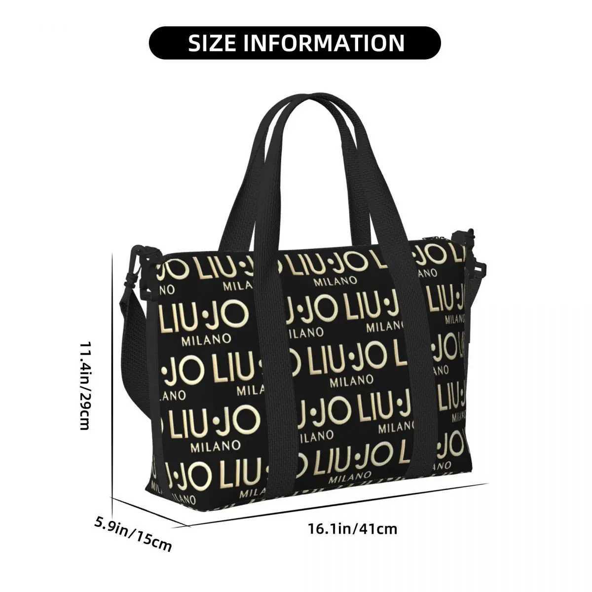 Customized fashion brand Liu Jo grocery tote bag womens large capacity gym beach travel bag T250118