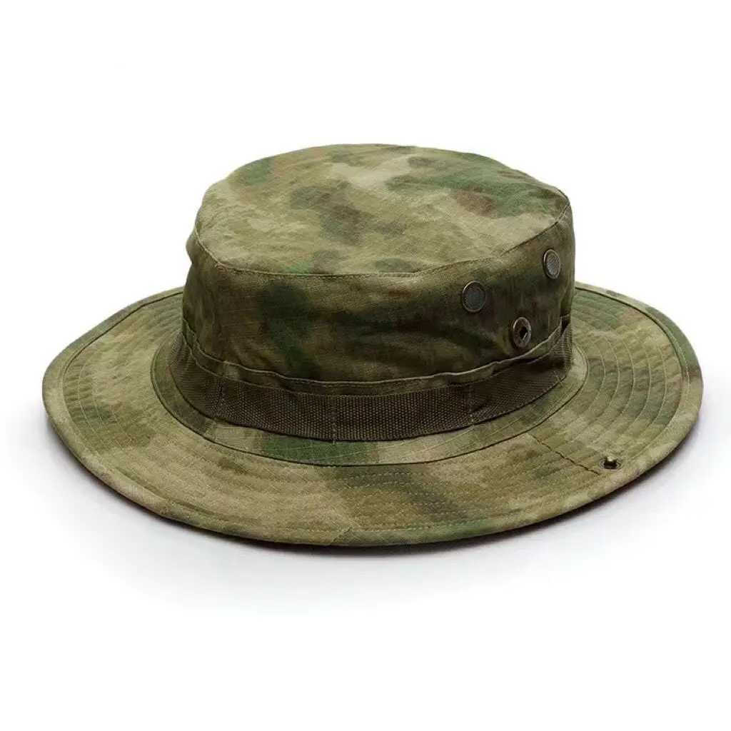 2024 New Camouflage Boonie Hat Tactical Casual Bucket Hats Summer Outdoor Hunting Hiking sports Camo Sun For Men WomenXJ250116
