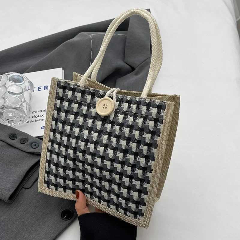 Womens Handbag Tote Bag Ladies Button Handheld Square Bag Button/Zipper Luxury Designer Handbag Small Shopping Bag Womens Bag T250118