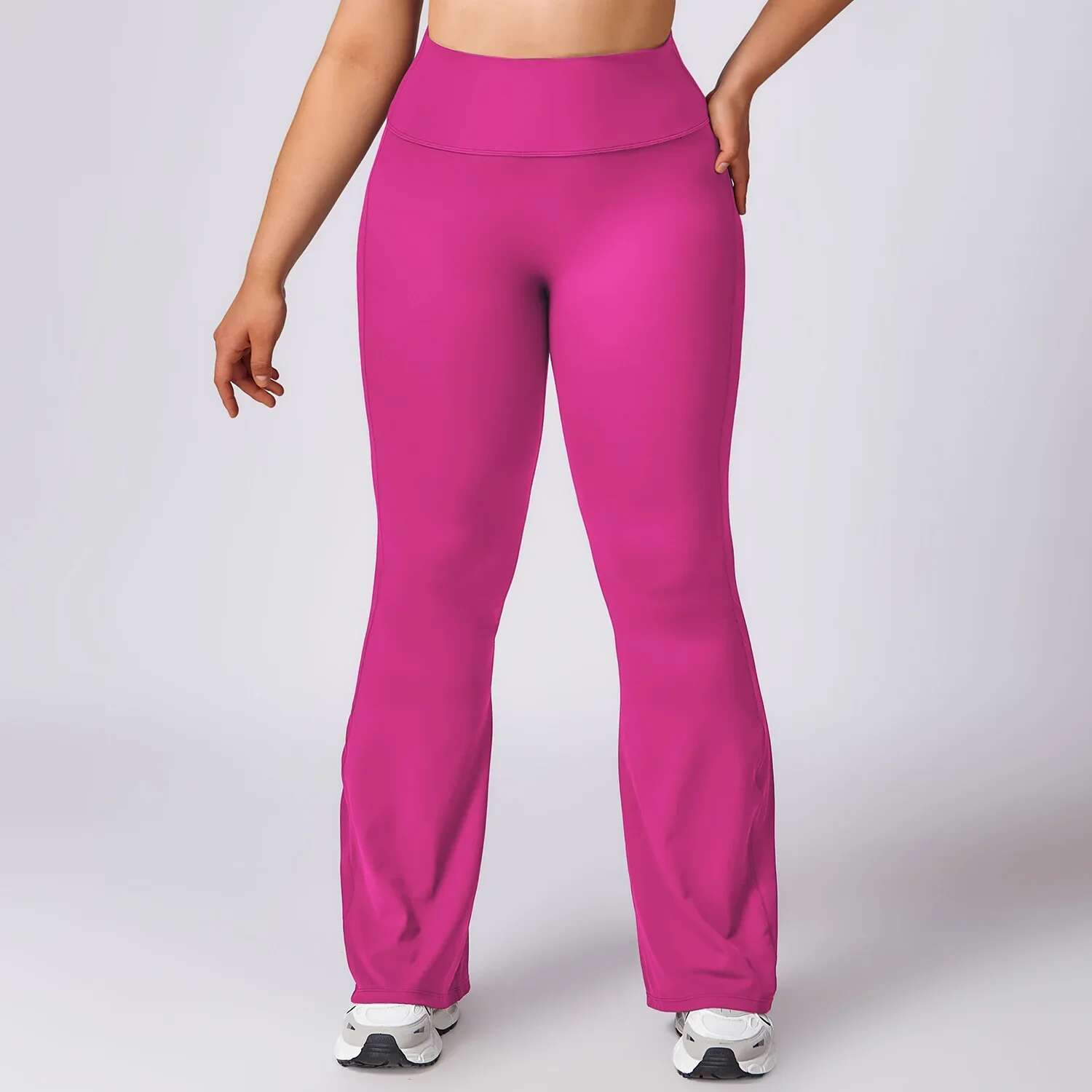 Ddmyoutdoor China Domestic Sportswear Woman Plus Size Yoga High Waist Breathable Wide Leg Pant Gym Sports Slim Flared Tight Pants Dance Trousers
