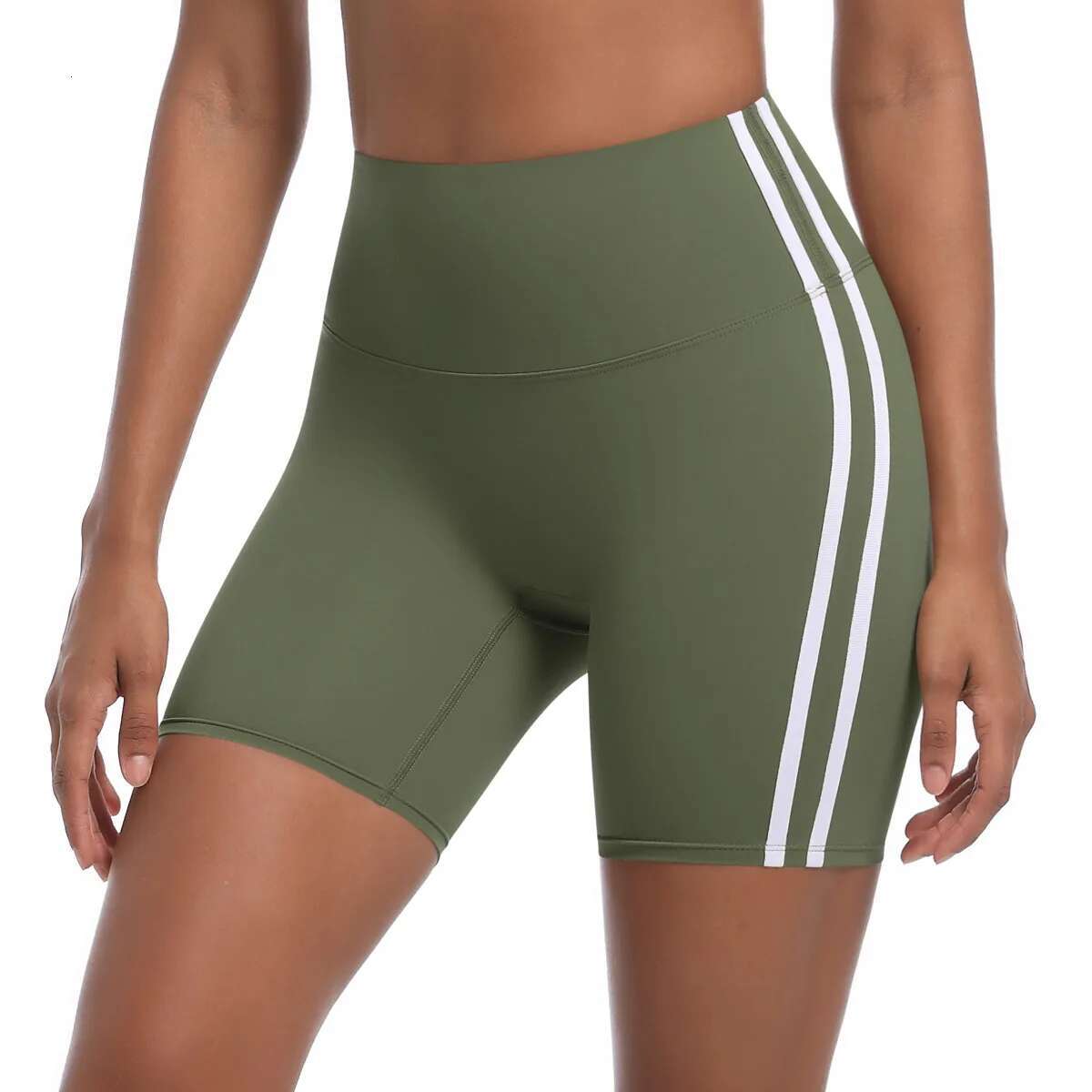 Ddmyoutdoor China Domestic Mermaid Curve Yoga Tight Riding Hip Lift Hot Pants Contrast Color Breathable Fiess Quick Drying Sports Shorts