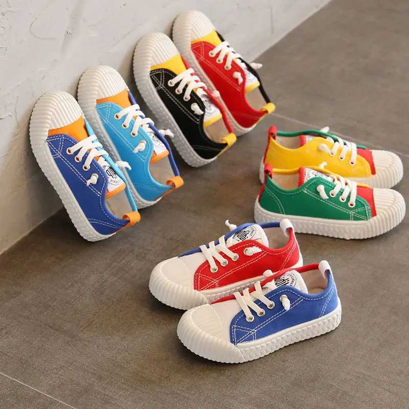 Children Canvas Shoes Board Men Biscuit Sole Casual Shoe Trend Kids Shoe for Girl Casual Sneaker for Boy Kids Toddler Boy ShoesXJ250118