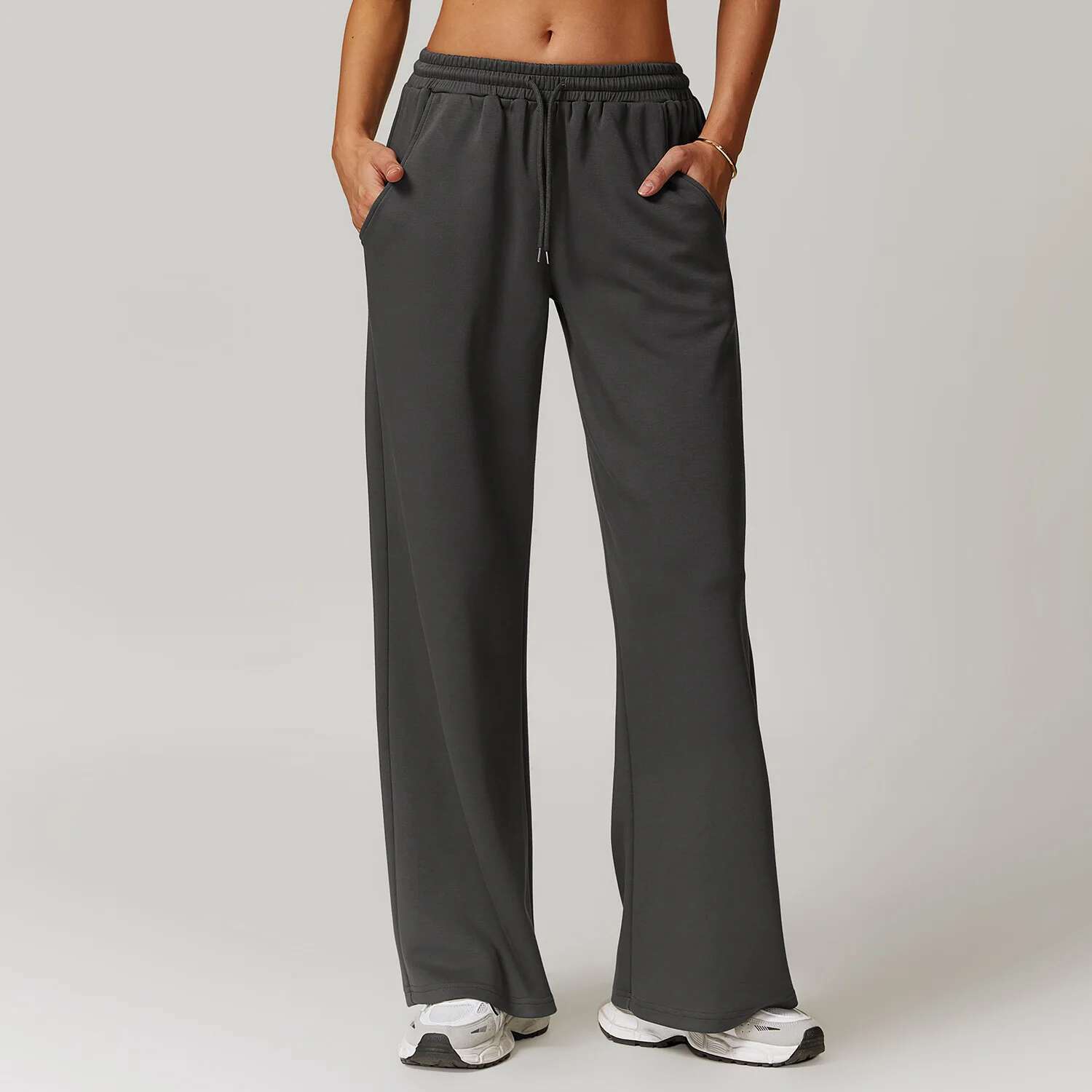 Ddmyoutdoor China Domestic Mermaid Curve Spring Thin High Waist Draping Loose Straight Casual Outerwear All Match Sports Pants