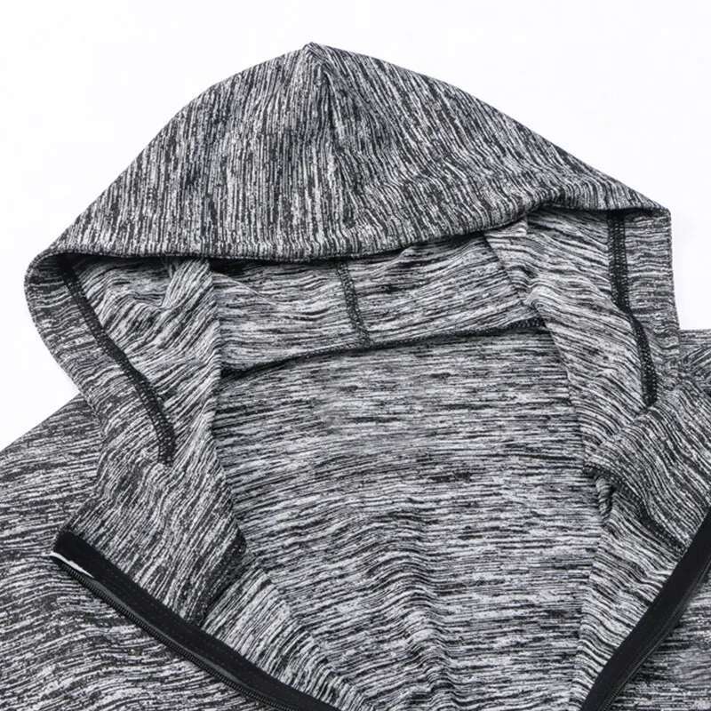 Ddmyoutdoor China Domestic Sport Bodybuilding Sweatshirt Running Jacket Men Hoodies Gym Training Fiess Compression Jersey Long Sleeved T Shirts Fast D