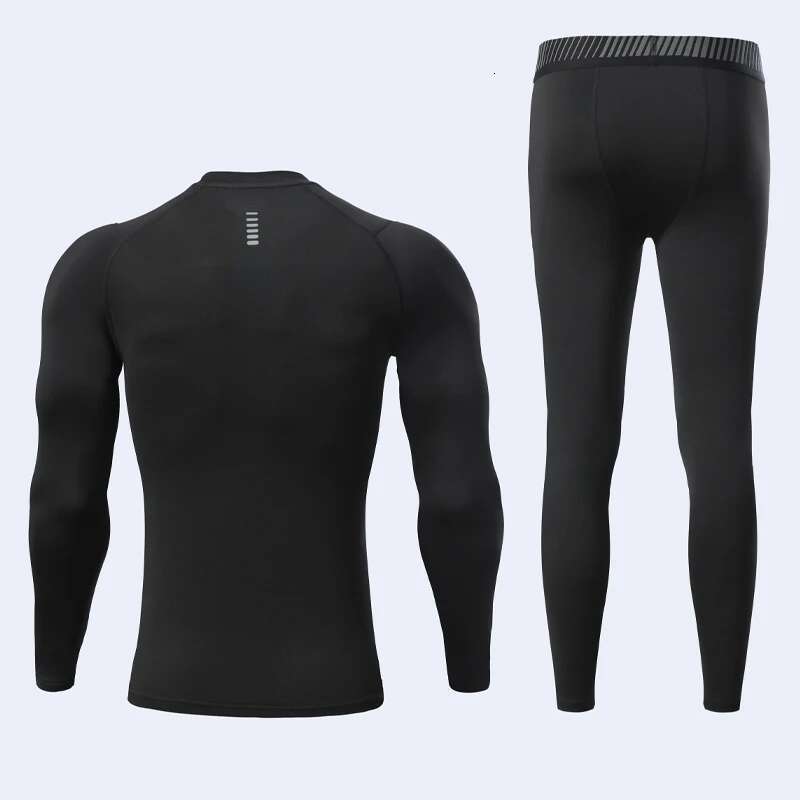 Ddmyoutdoor China Domestic Tight Sport Sets Men Thermal Underwear Soccer Jersey Compression Gym Bodybuilding Suit Quick Dry Male Running Clothes