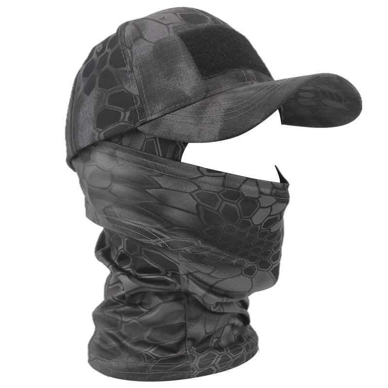 MEGE Tactical Camouflage Mask Hat Baseball Beanies Military Skullies Unisex Hip Hop Knitted Elastic OutdoorXJ250116
