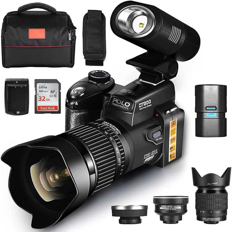 Digital Cameras G-Anica Digital Camera 33MP DSLR Camera With 24X Telephoto Lens Professional Digital Camera 1080P Video Camera z250117