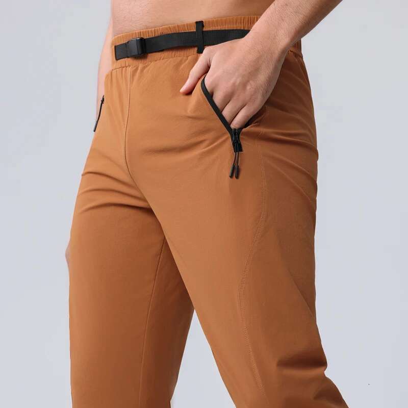 Ddmyoutdoor China Domestic Mens Traning Sweatpants Zip Pockets Elastic Waist Casual Sporting Jogger Trousers Outdoor Lightweight Fiess Exercise Pants