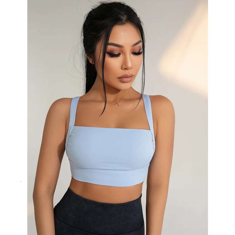 Ddmyoutdoor China Domestic Shockproof Sports Bra Women S Small Chest Gathered Vest Style Removable Padding Running Training Fiess Clothing Yoga Top